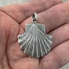 Compostela shell silver pendant