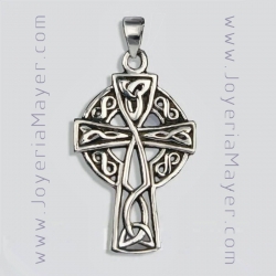 Celtic silver cross