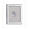 Silver photo frame