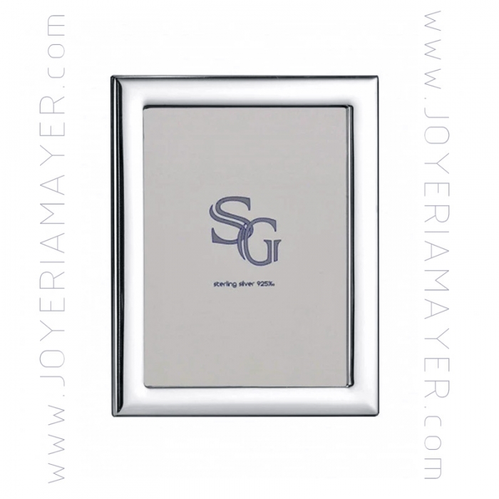 Silver photo frame