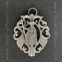 Medalla de cuna de plata