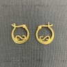 Pendientes tradicionales de plata aros da Fonsagrada