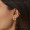 Traditional Galician silver earrings