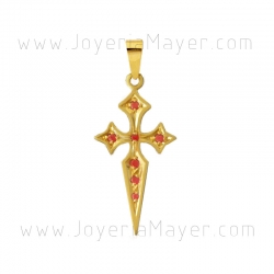 Cruz de Santiago de oro