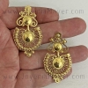 Traditional Galician silver earrings