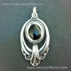 Colgante de azabache y plata