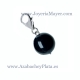 Charm bola de azabache y plata