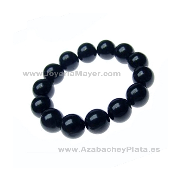 Bead Elastic Bracelet jet