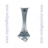 Candelero de plata y cristal