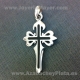St.James cross silver and jet