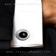 Silver and jet cufflinks