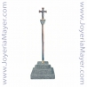 Silver figure typical Galician cross