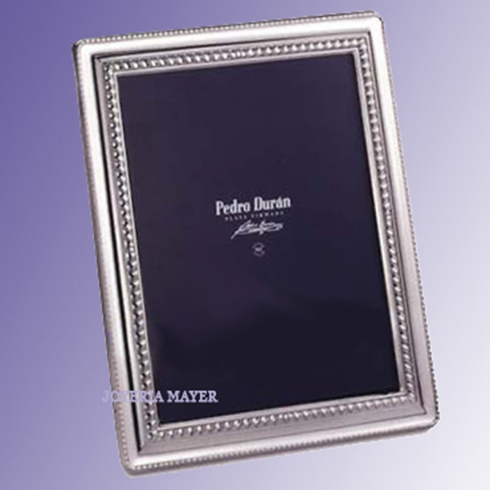 Silver photo frame