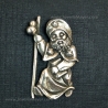 Pilgrim silver pin