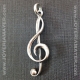 Colgante de plata clave de sol 