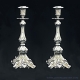 Candeleros de plata (pareja)