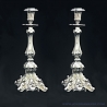 Candeleros de plata (pareja)