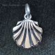 Silver pendant Shell of Compostela