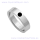 Anillo azabache y plata