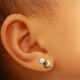 Pendientes de bebé de oro