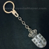 Shield of Galicia silver keychain