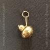 Pumpkin gold pendant