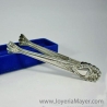 Pinza para hielo de plata