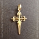 Cruz de Santiago de oro