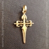 Cruz de Santiago de oro